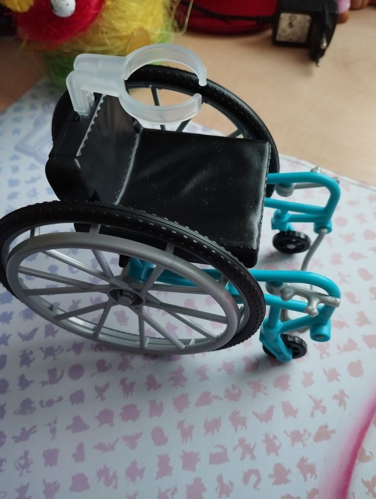 Wózek inwalidzki dla lalek typu Barbie