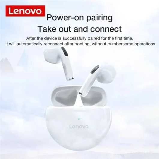 Auriculares Bluetooth LENOVO HT38 Brancos [ Novo - Selado ]