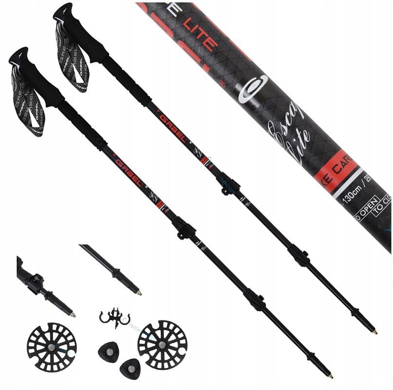 Kije Kijki Trekkingowe Gabel Escape Carbon Lt Tour