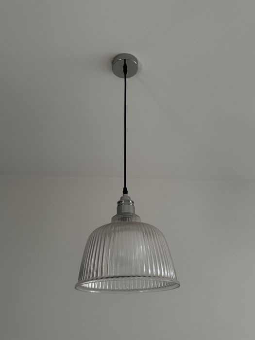 Lampa wiasząca szklana