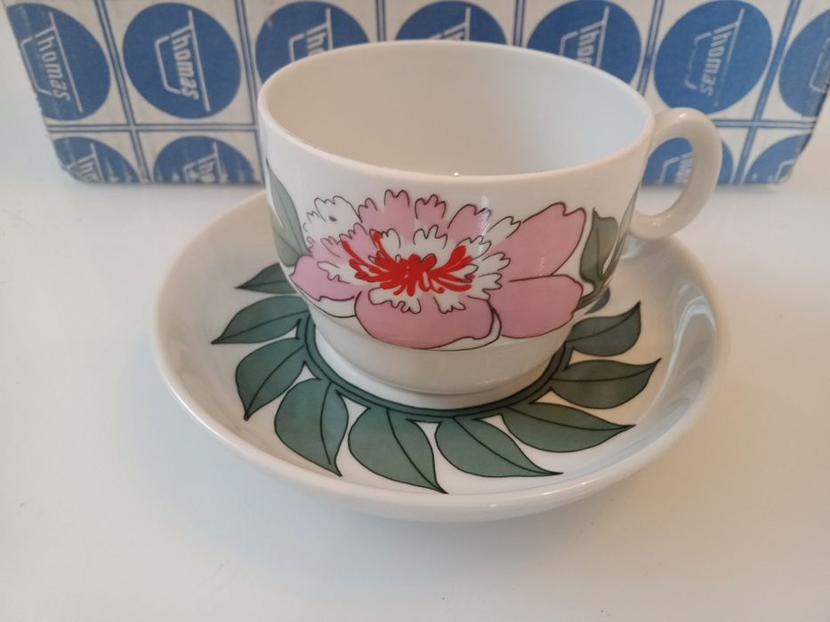 Filiżanki do kawy, porcelana, Bawaria. Lata 70, vintage