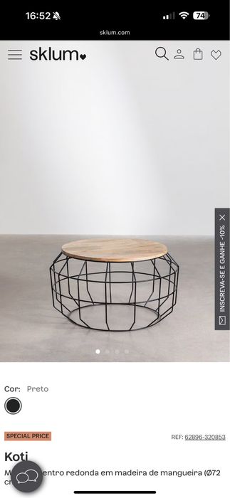 Mesa de madeira - sklum