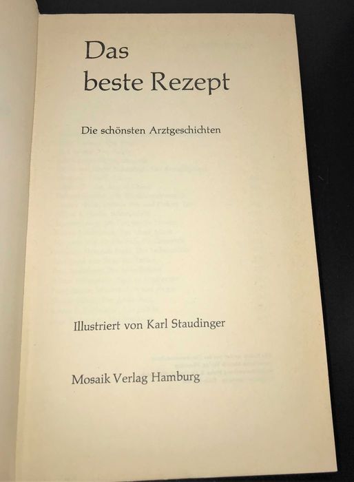 Das beste Rezept - Die schönsten Arztgeschichten de Ferdinand Lotty