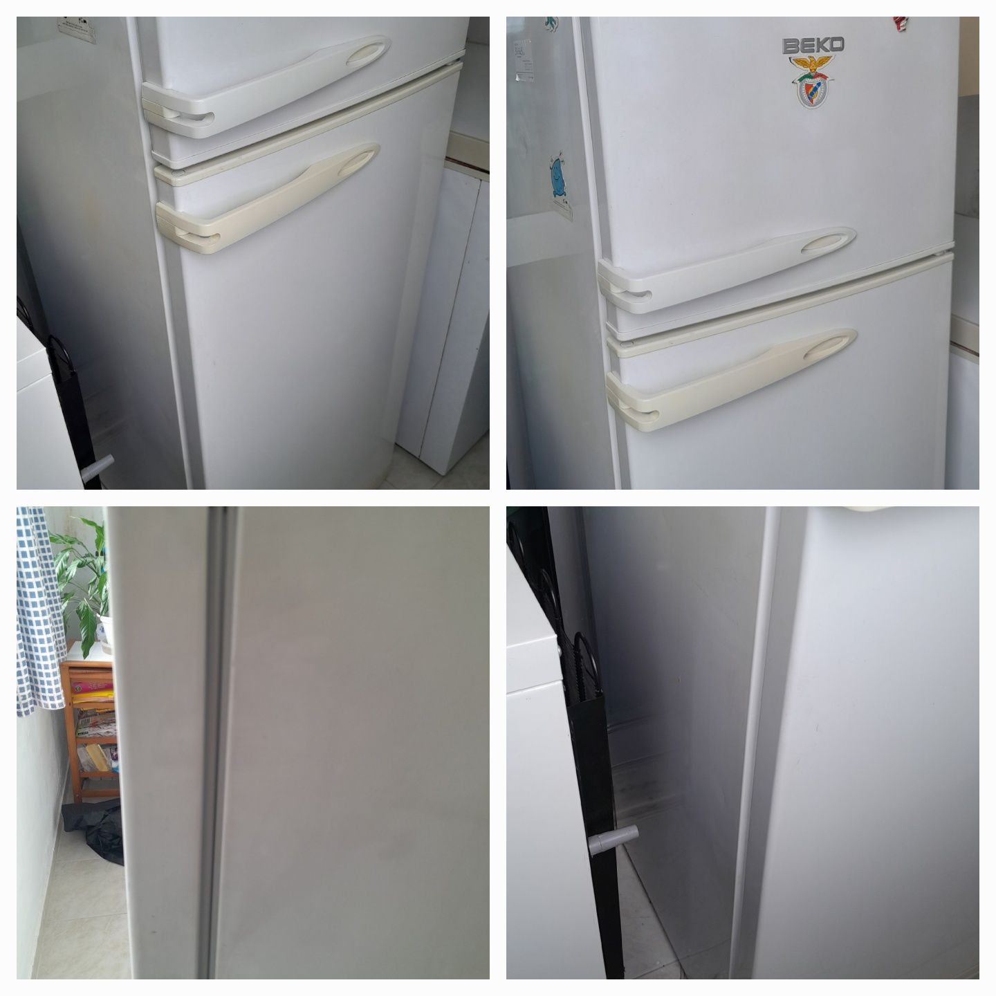 Frigorífico mais arca vertical. Congeladora