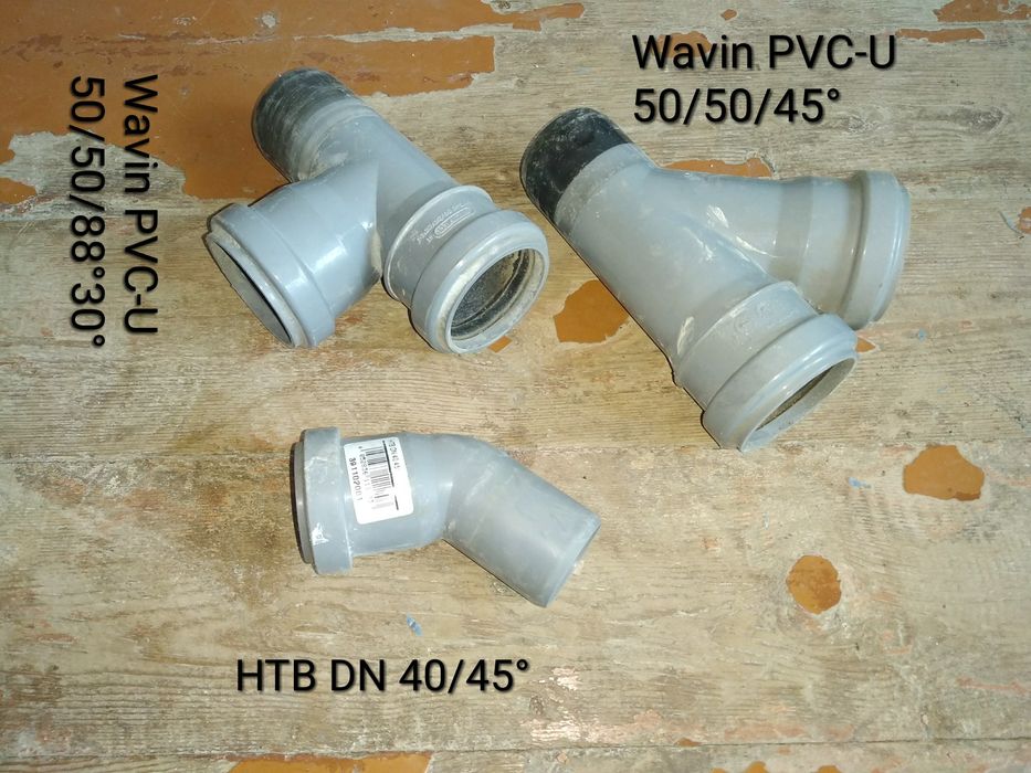 Продам трубы пластиковые, тройники и уголки Wavin