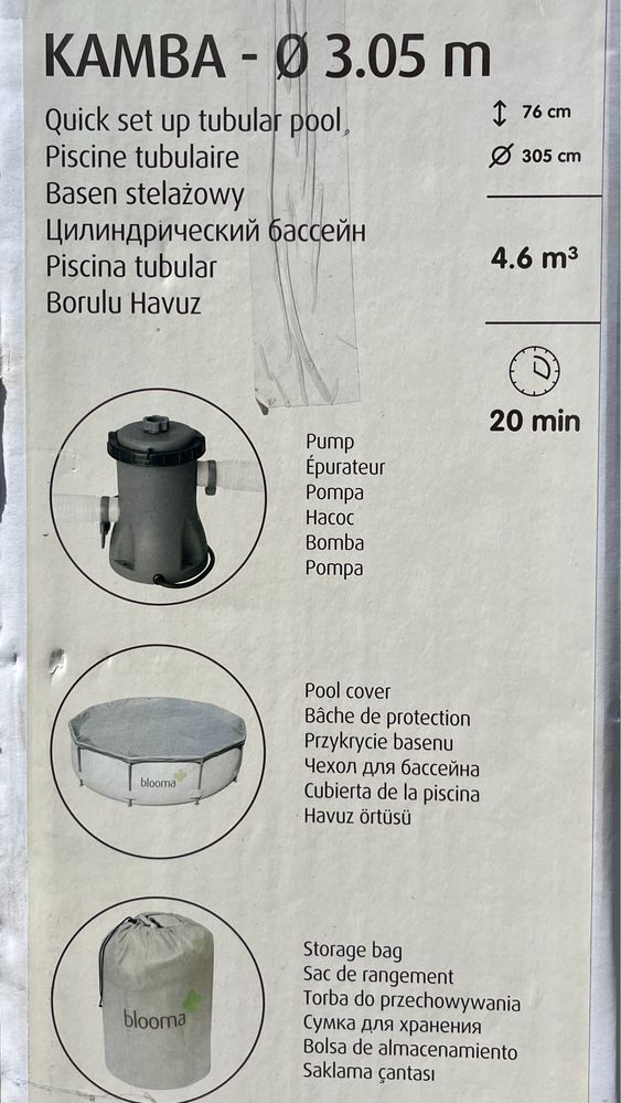 Basen marki Blooma  305 cm