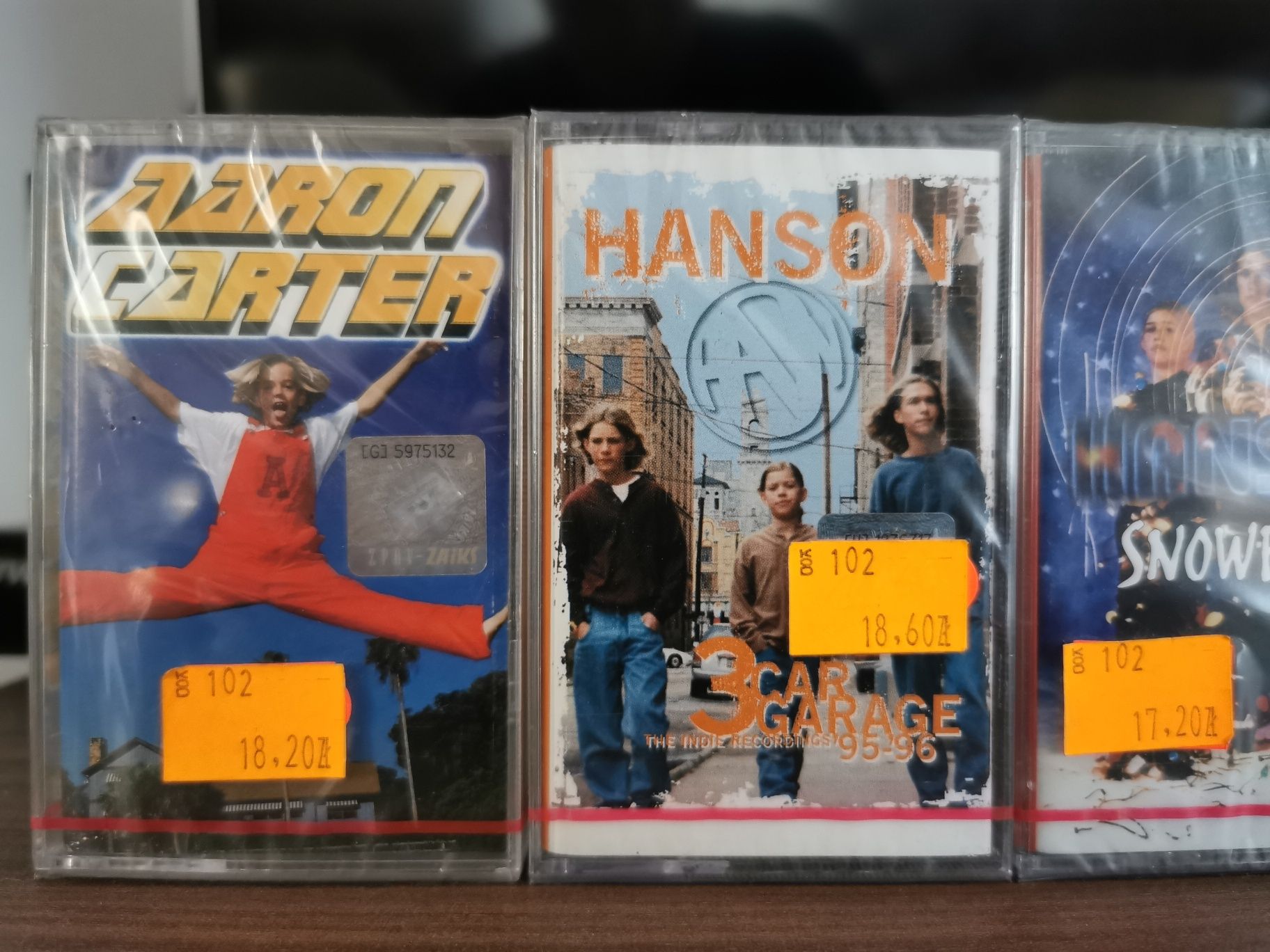 Aaron Carter, Hanson, Chumbawamba - nowe kasety magnetofonowe