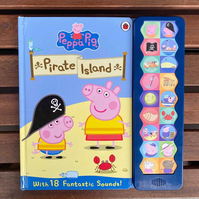 Peppa Pig Świnka Pirate Island dźwiękowa książeczka piraci Unikat