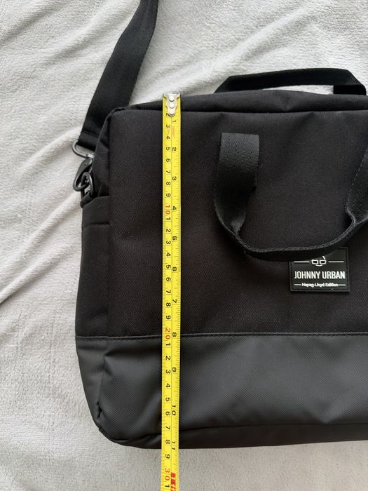 Czarna torba na ramię na laptop Johnny Urban Hapag-Lloyd Edition