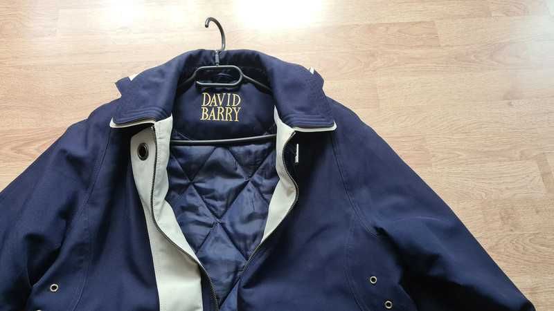 Kurtka granatowa,płaszczyk rozmiar 44, david barry,