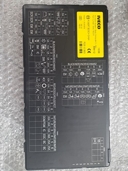 Komputer Bosch silnika kaseta sterująca Multiplex system body