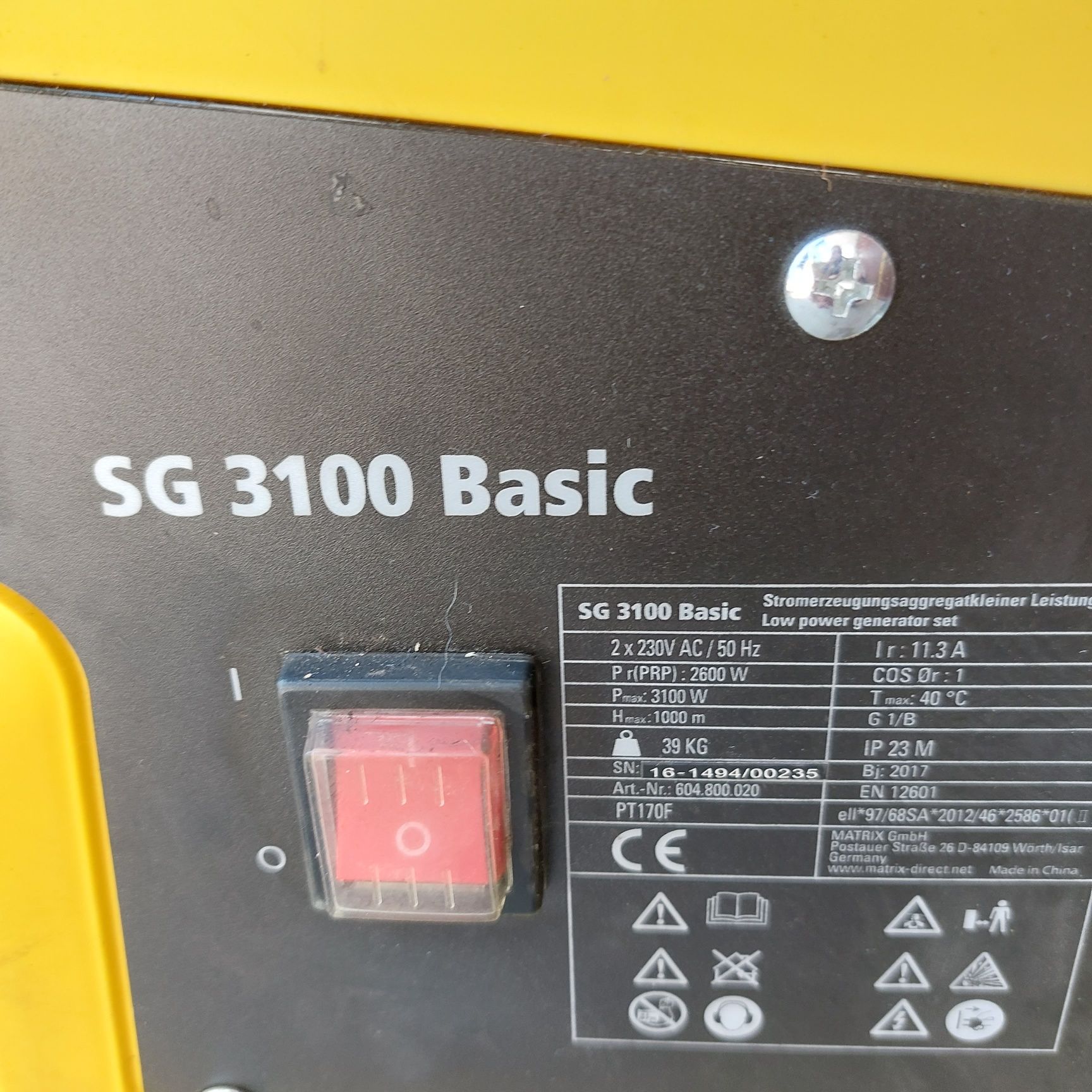 Generator prądu, agregat prądotwórczy  STANLEY Prąd