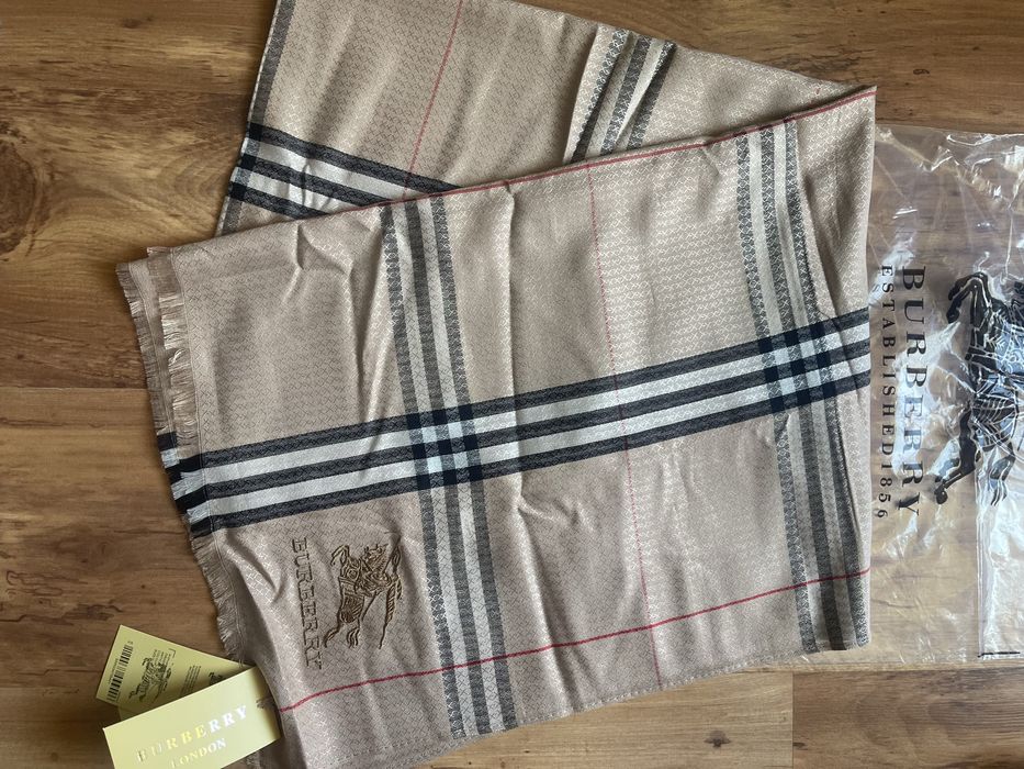 Szalik burberry zimowy damski meski