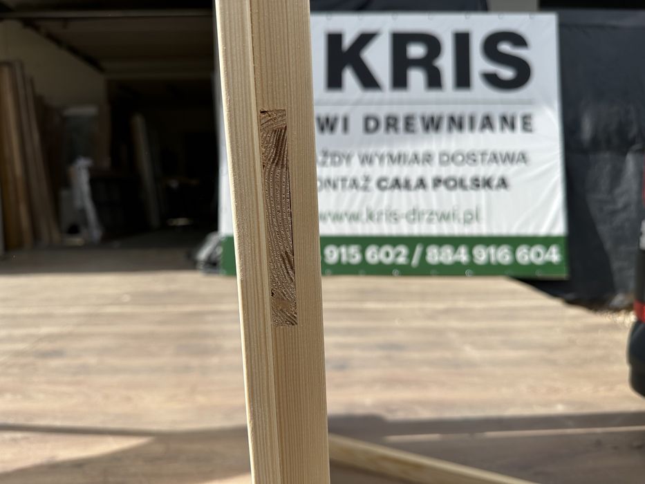 Drzwi lite drewniane sosnowe Na wymiar nietypowe Cała Polska i UE