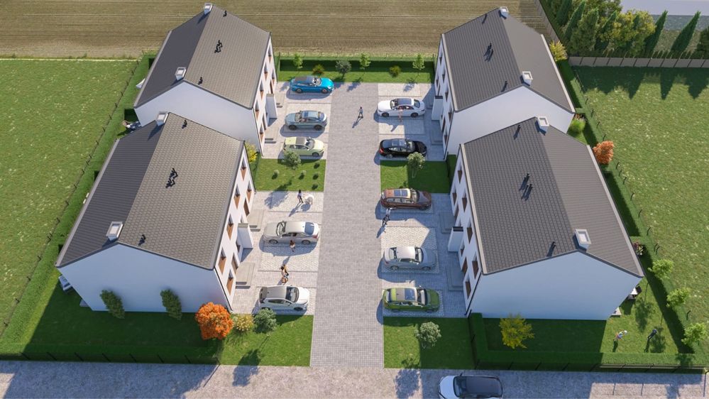 Blizniaki krzeczyn 107.08m2 prywatne osiedle bez posrednikow