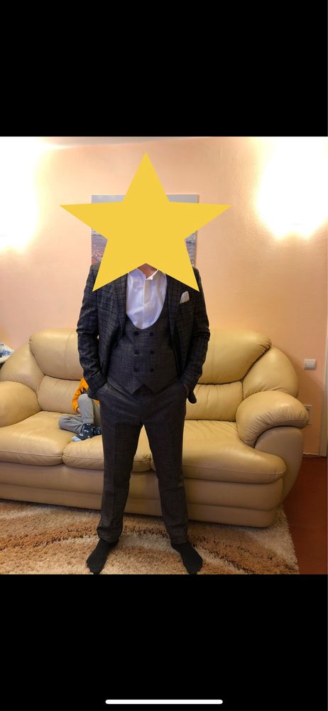 Кожаний диван італійский, розкладний