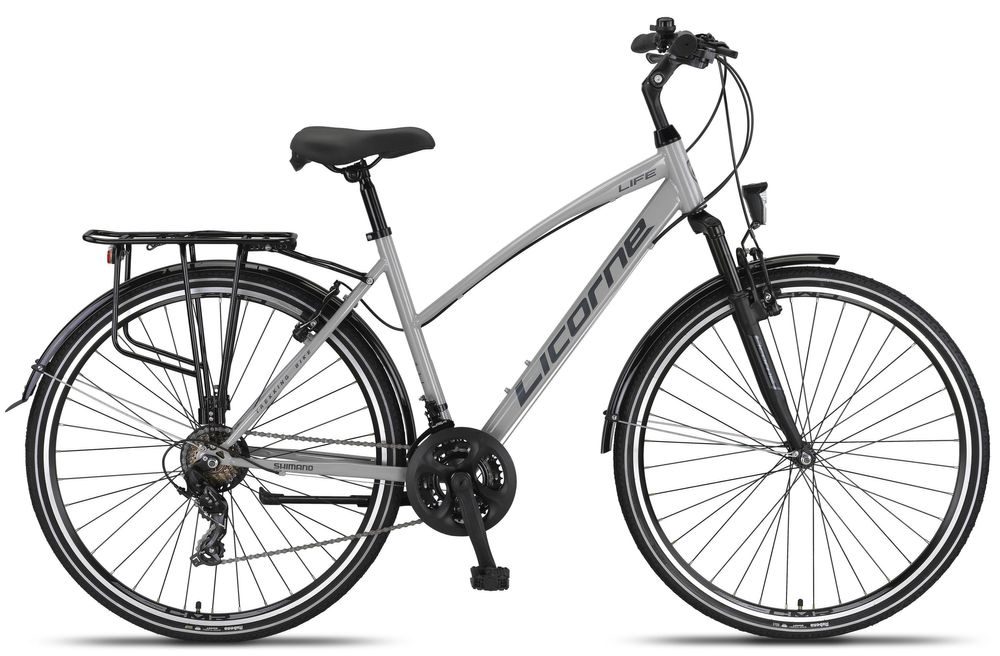 Niemiecki rower trekkingowy LIFE L-V-ATB Osprzęt Shimano rama 19"