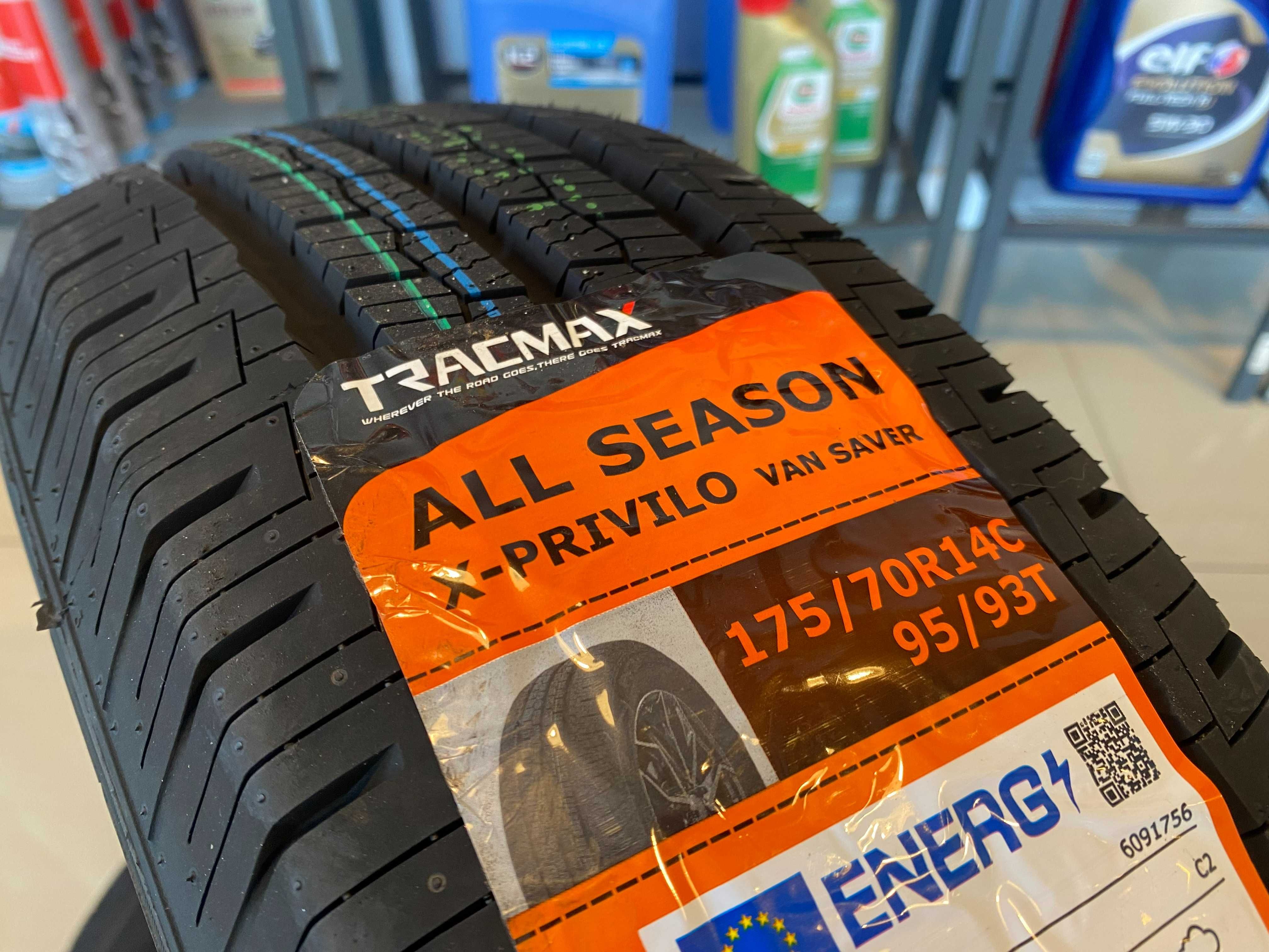 NOWA Opona opony wielosezonowa całoroczna TRACMAX 175/70R14C A/S VAN