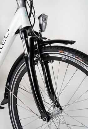 Miejski rower elektryczny - LOVELEC + Polaris 26" 36v 10Ah 360Wh Biały