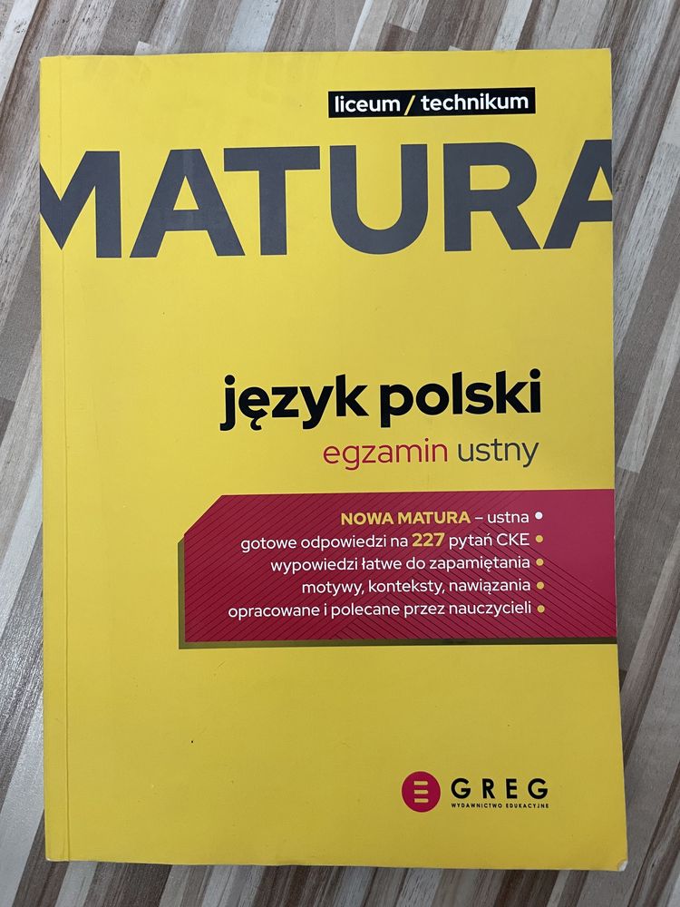 Matura ustna język polski