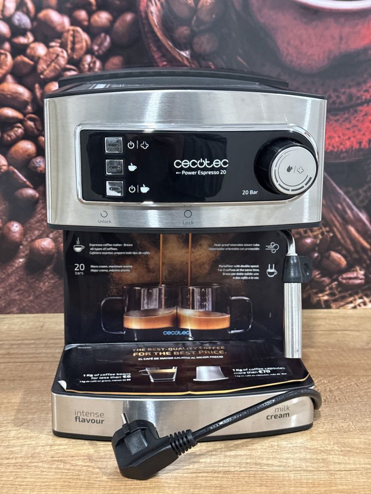 Ekspres kolbowy CECOTEC Power Espresso 20 gwarancja