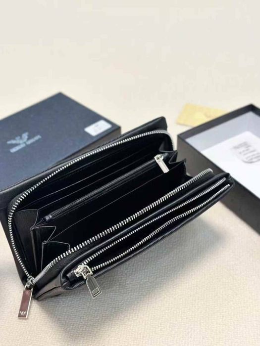 Мужской кожаный клатч армани чоловічий гаманець придбати армані