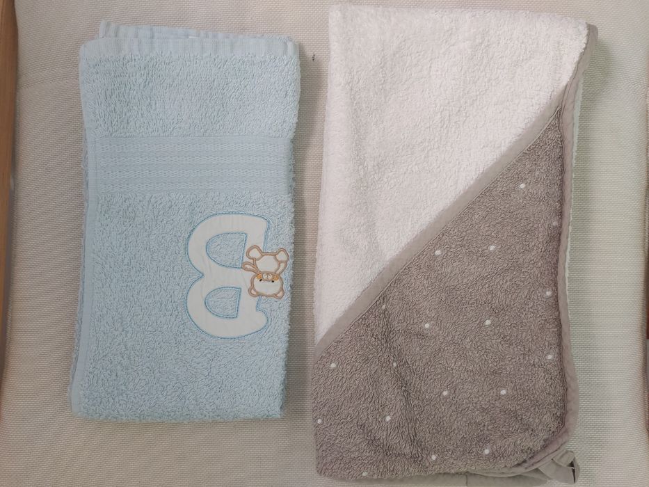 Toalhas de bebé como novas
