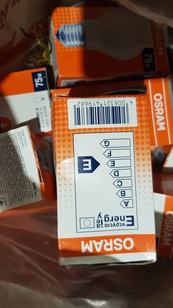Продам Лампочки,60, 75, 100, 500ват