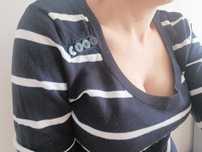 Sweterek w paski H&M rozm. S/M
