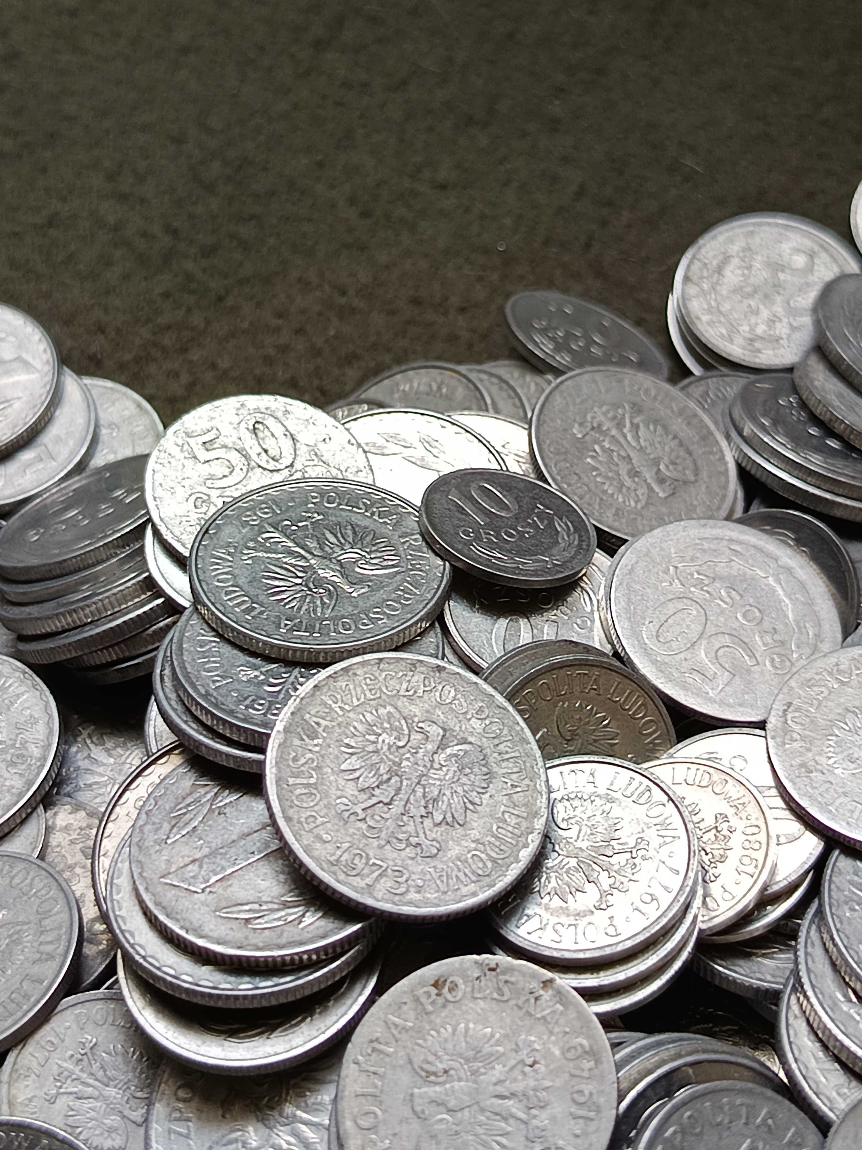 Sprzedam 1 kilogram monet aluminiowych z okresu PRL