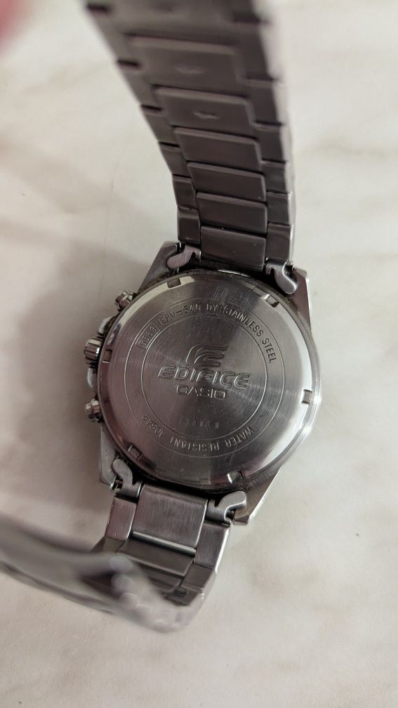 Часы Casio edifice EFV 540 chronograph, годинник хронограф касіо