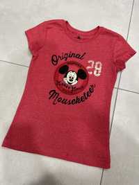T-shirt Disney myszka miki dla dziewczynki czerwony 116cm