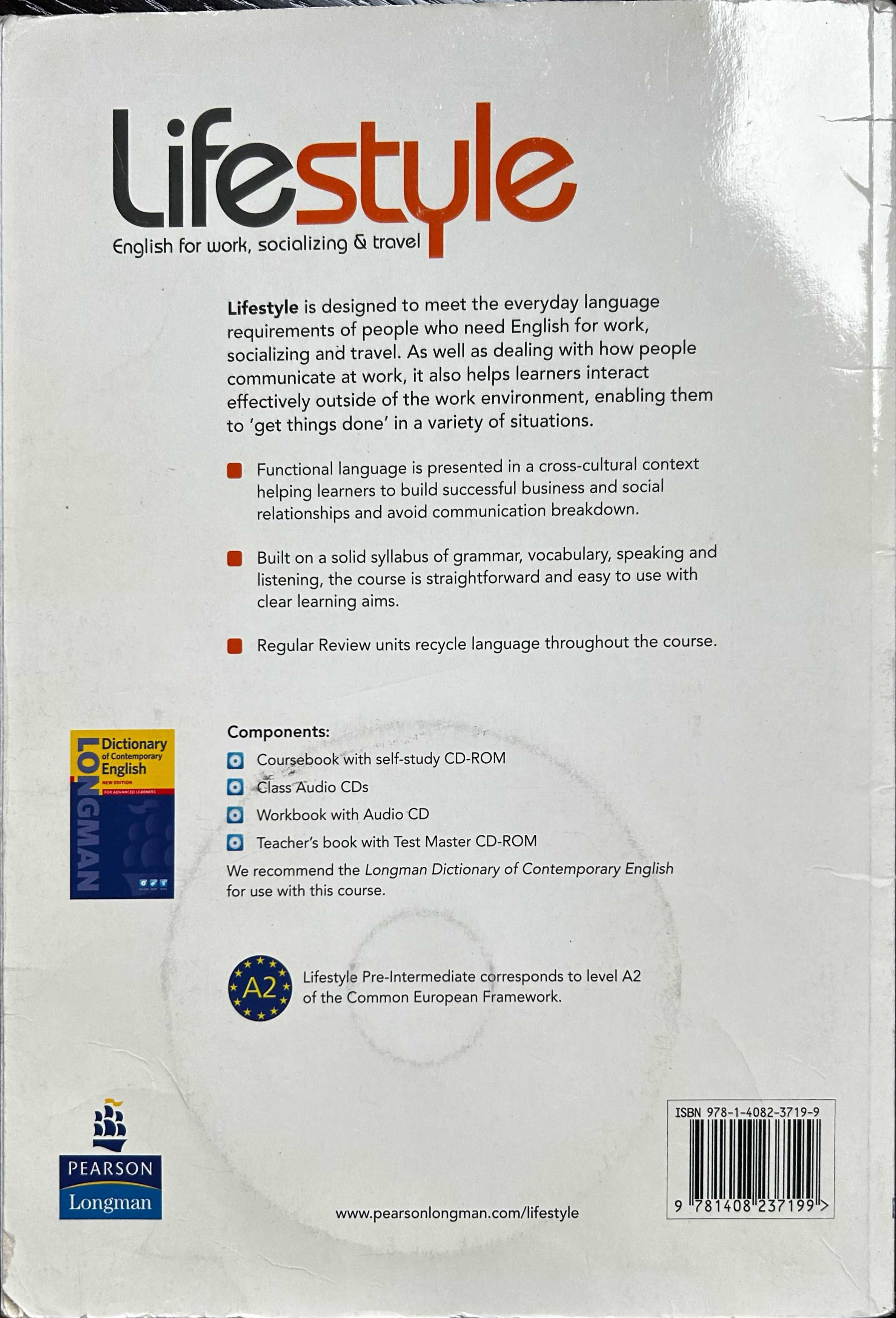 Podręcznik Lifestyle English for work Pre-Intermediate Workbook