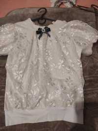 Блузы белые на девочку от 42 грн.
