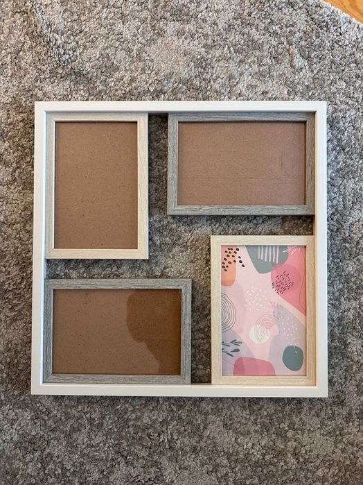 White Photo/ Picture Frame - hanging