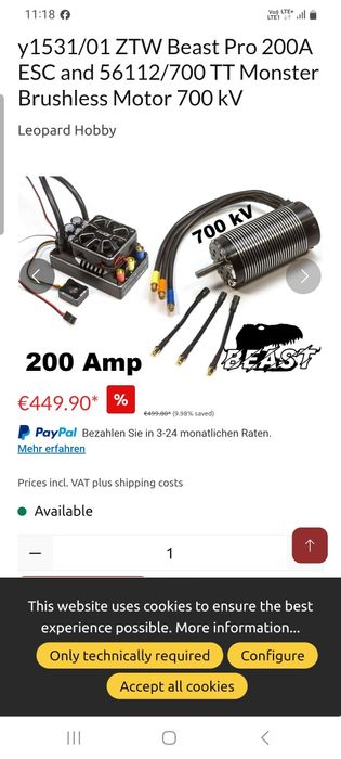 RC FG 1:5 Petrol Buggy Harm Baja Arrma HPI Carson Rovan 8S