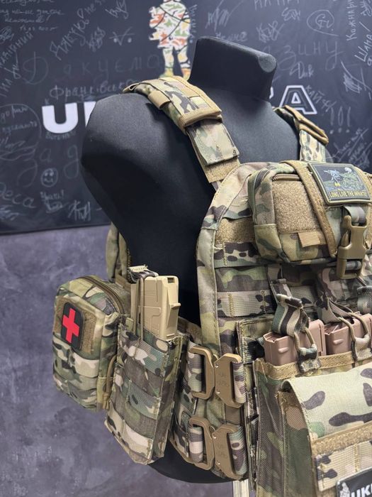 Оригінальна плитоноска Yakeda K7 мультикам, плитоноска, бронижелет