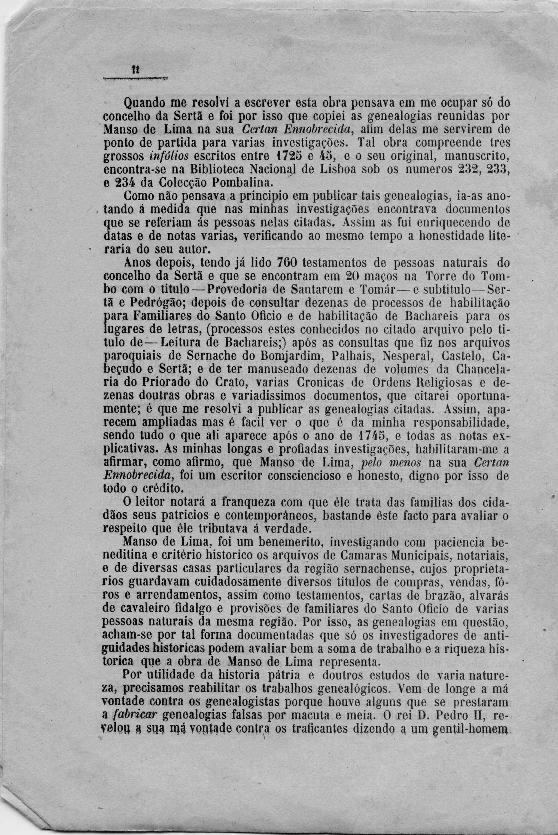 Genealogia: Famílias e varões ilustres de Cernache do Bonjardim