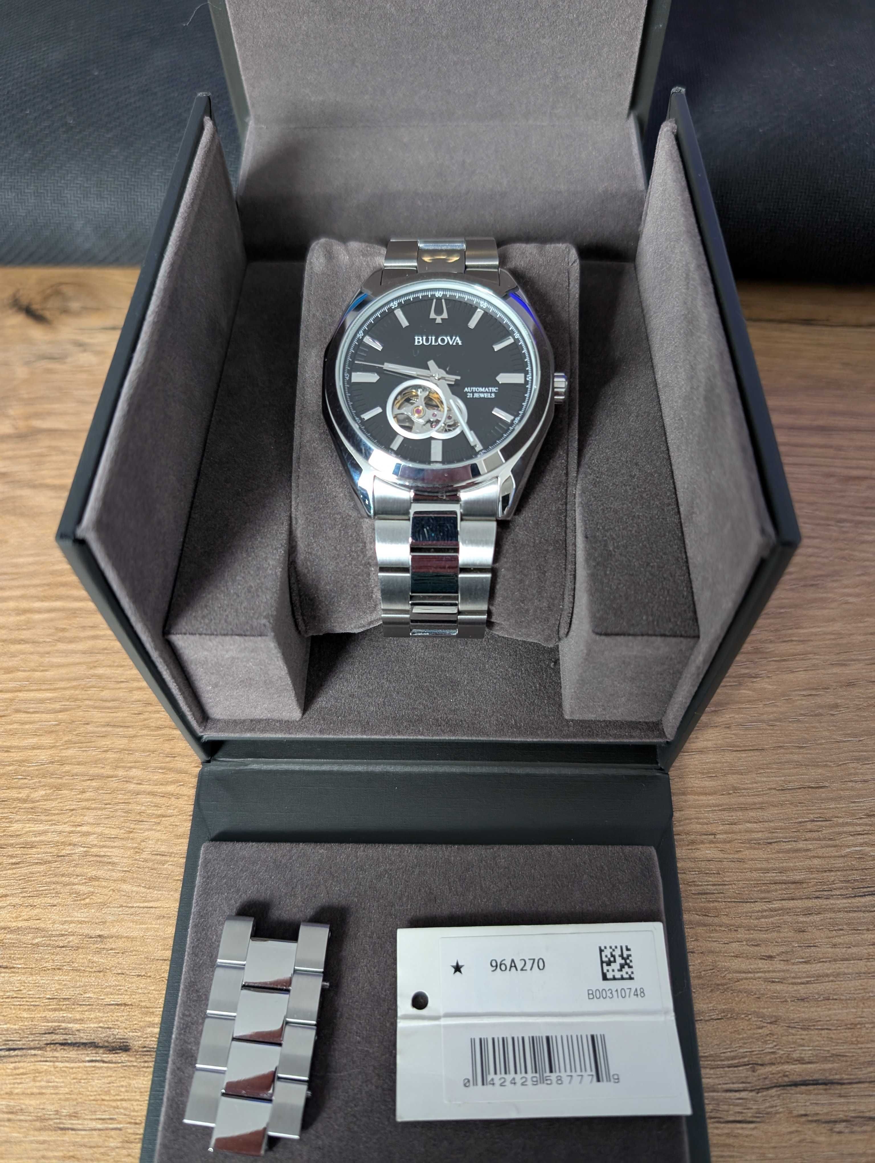 Zegarek automatyczny Bulova Surveyor Open Heart 96A270
