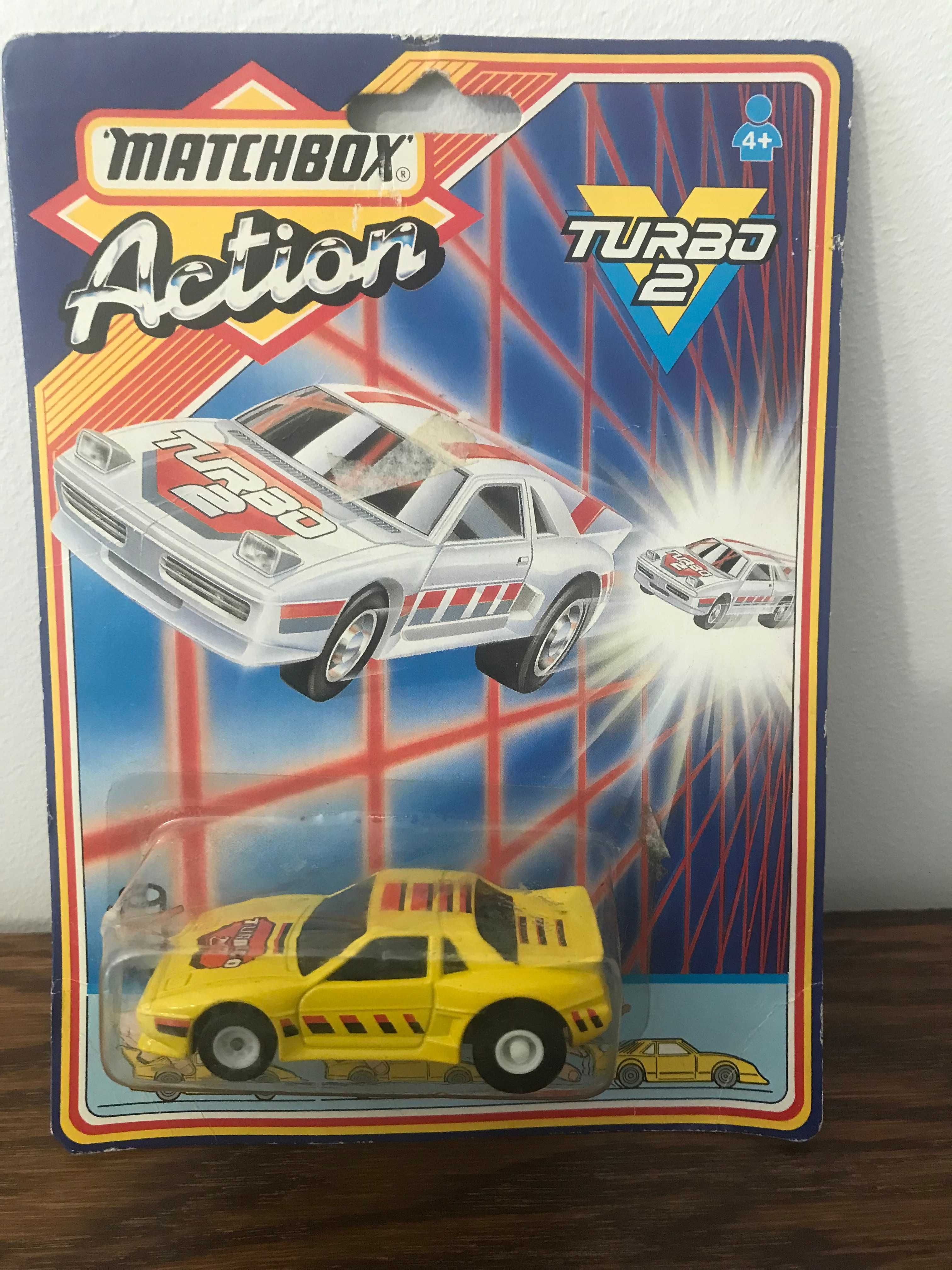 matchbox action turbo 2 napęd naciągany resorak zabawka prl !!!