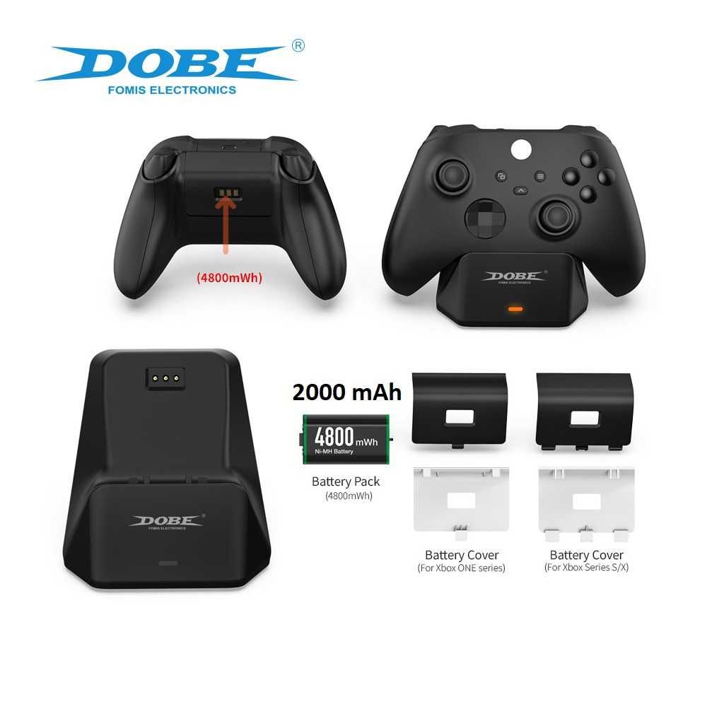 2000mah DOBE XBOX Series SX Акумулятор ДОК СТАНЦІЯ. Батарея Xbox One S