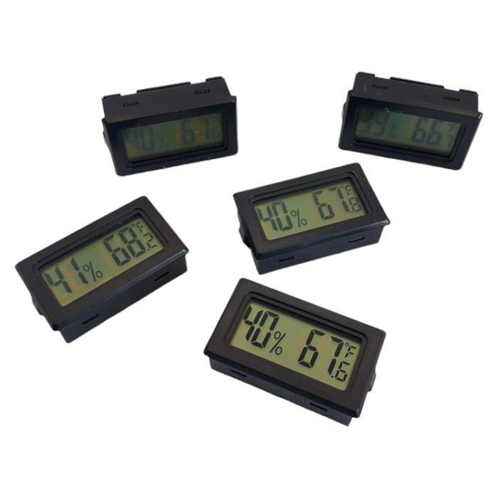 Mini Termometr Higrometr z Wyświetlaczem LCD 5szt