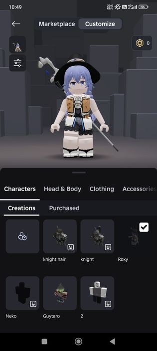 Роблокс акаунт з великою кількостю скінів та емоцій