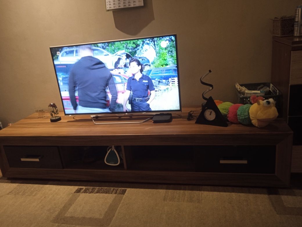 Szafka pod TV BRW śliwa Wallis