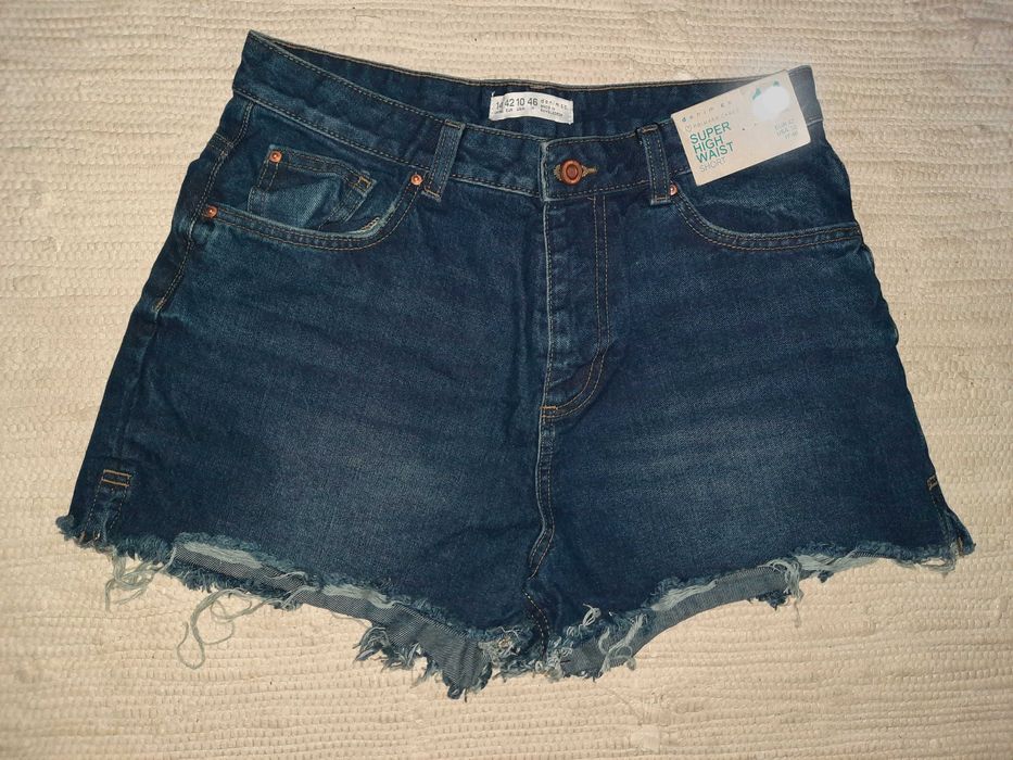 Primark damskie szpodenki szorty jeansowe roz.4/32