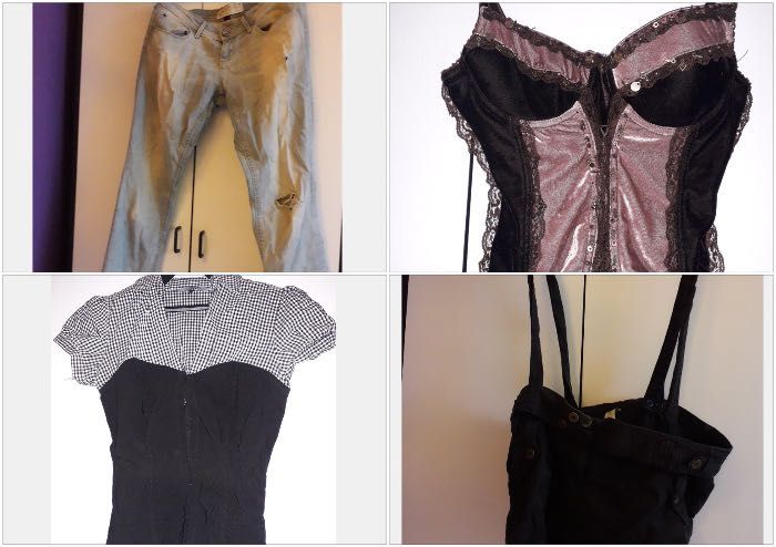 Mega paczka ubrań, pasków, torebek 72 szt, Zara,Dolce Gabana m,l,xl