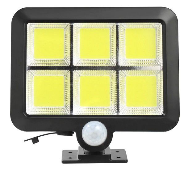LAMPA SOLARNA HALOGEN z czujnikiem ruchu i zmierzchu 120 LED