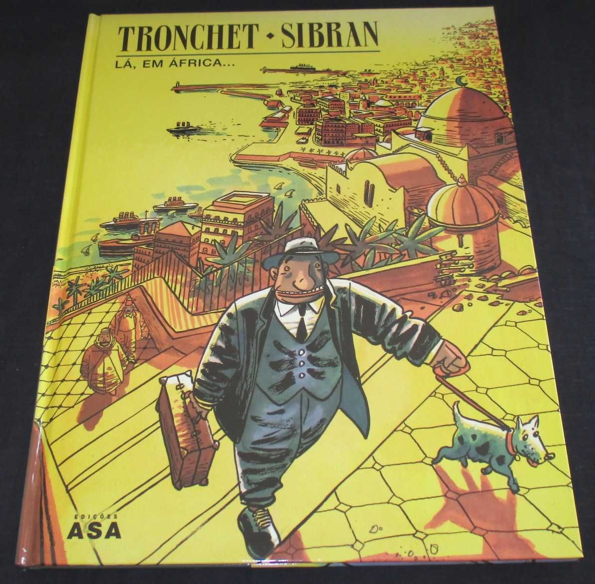 Livro BD Lá em África Tronchet e Anne Sibran Asa