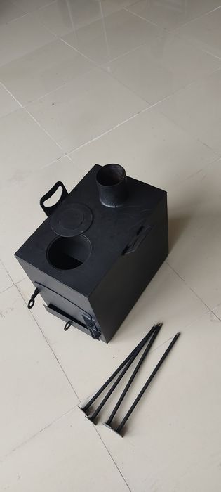 Буржуйка 3мм.камин.печка.топка.кухня полевая.польова.боржуйка