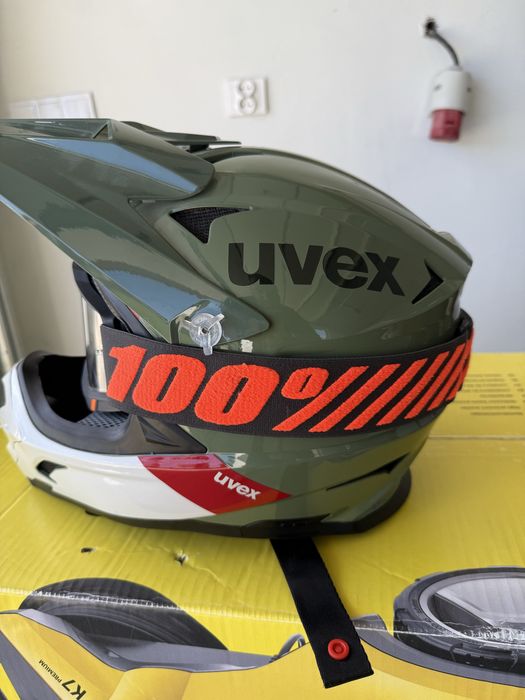 Kask Uvex hlmt 10 i okulary 100% accuri 2